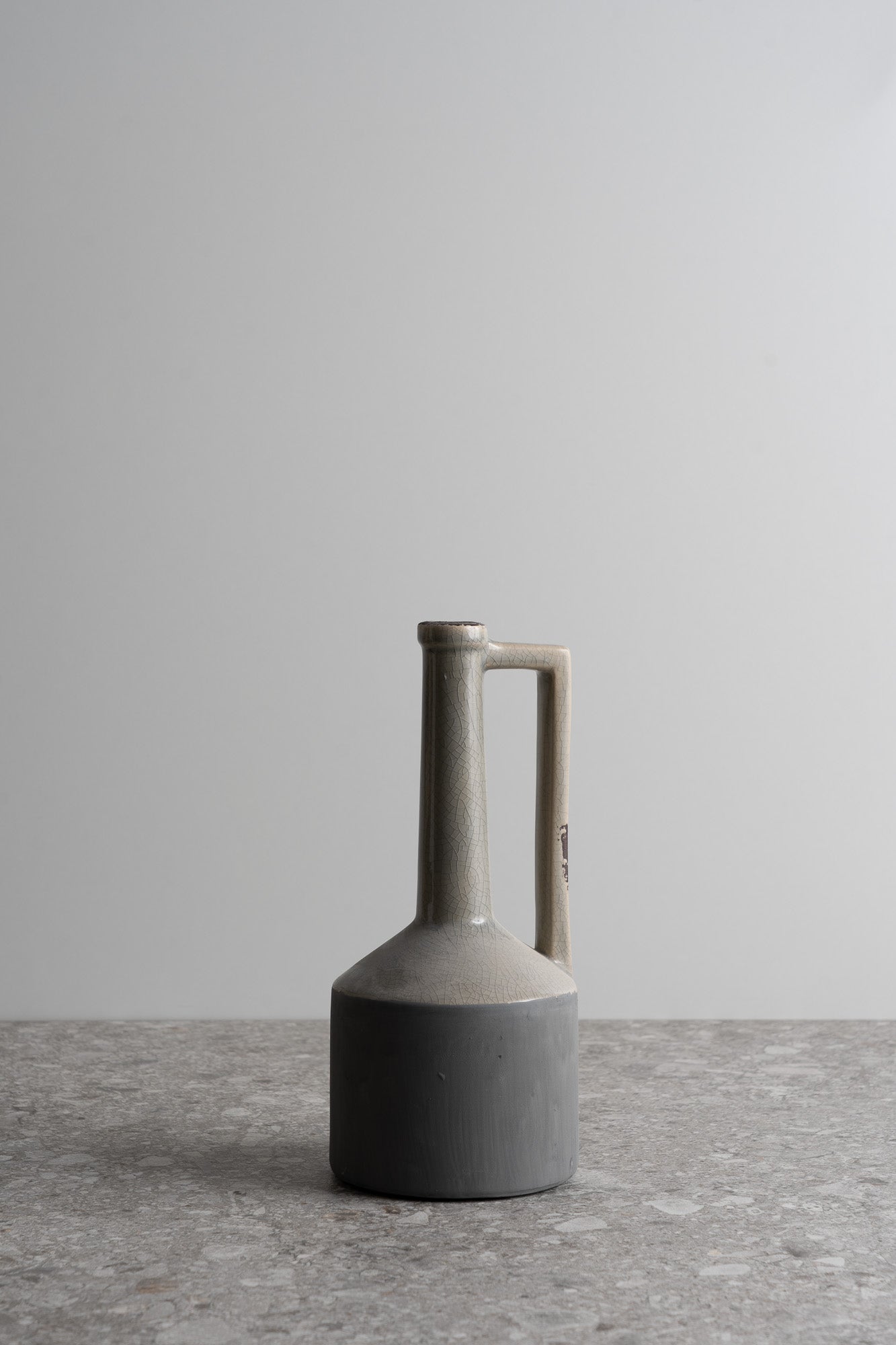 Burton Grey Jug Vase Medium Shoppe Refined