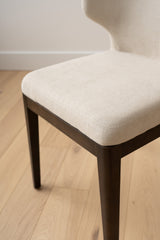 Cabo Fabric Wood Dining Chair