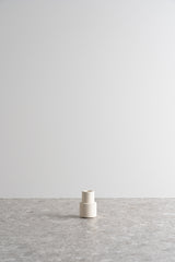 Creamy White Ceramic Candle Holder - Tall