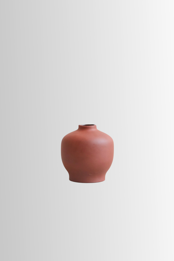 Ceramic Blossom Bud Vase Earth - Wide