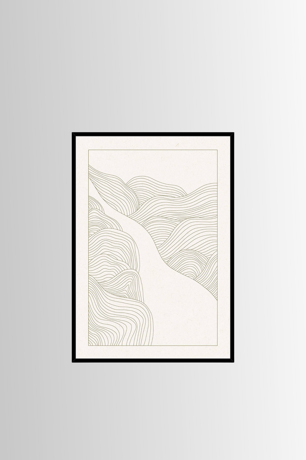 Wave Path Print