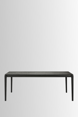 Oak Bok Dining Table Black - 200cm