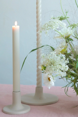 10" Fancy Taper Candles - Parchment
