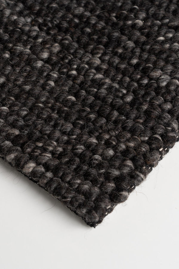 Cobble Wool Rug - Onyx