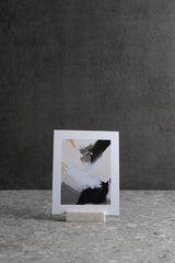 Marble Rectangular Card Holder - White