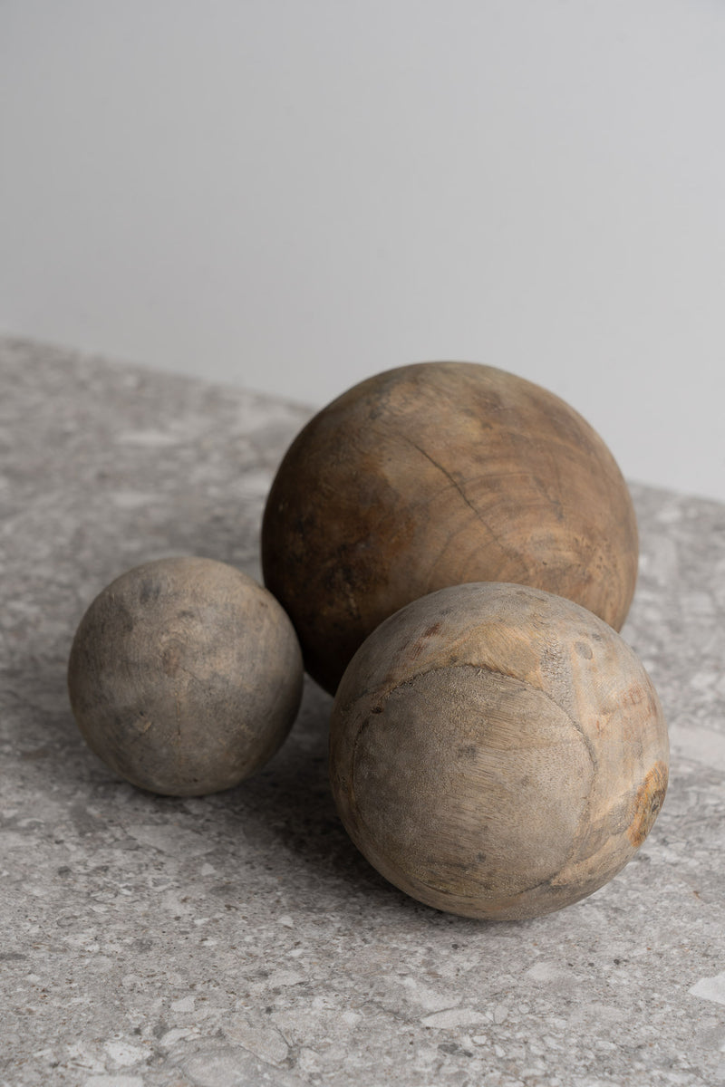 Carrick Wood Spheres - Set of 3