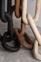 Alix Wood Chain Link - Beige