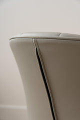 Cabo Leatherette Metal Dining Chair