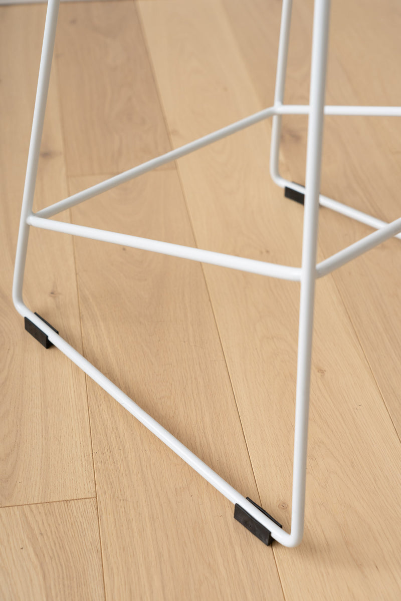 Escape Sled Counter Stool - White
