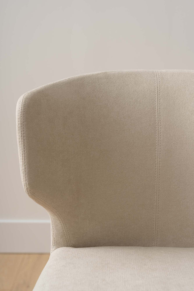 Cabo Fabric Wood Dining Chair