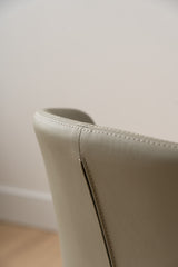 Cabo Leatherette Metal Dining Chair