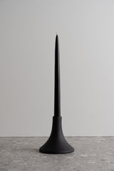 Grand Taper Candle Holder - Short - Smoke