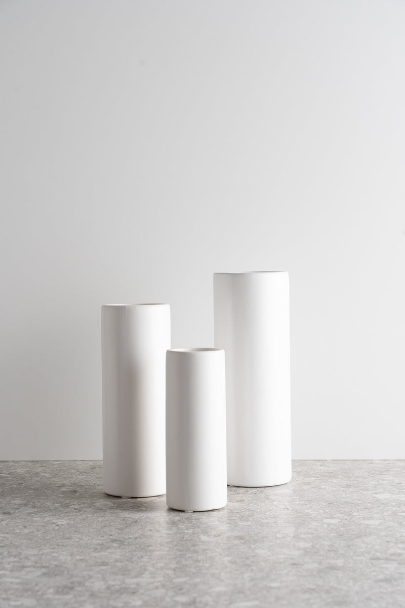 Cylinder Ceramic Vase - S