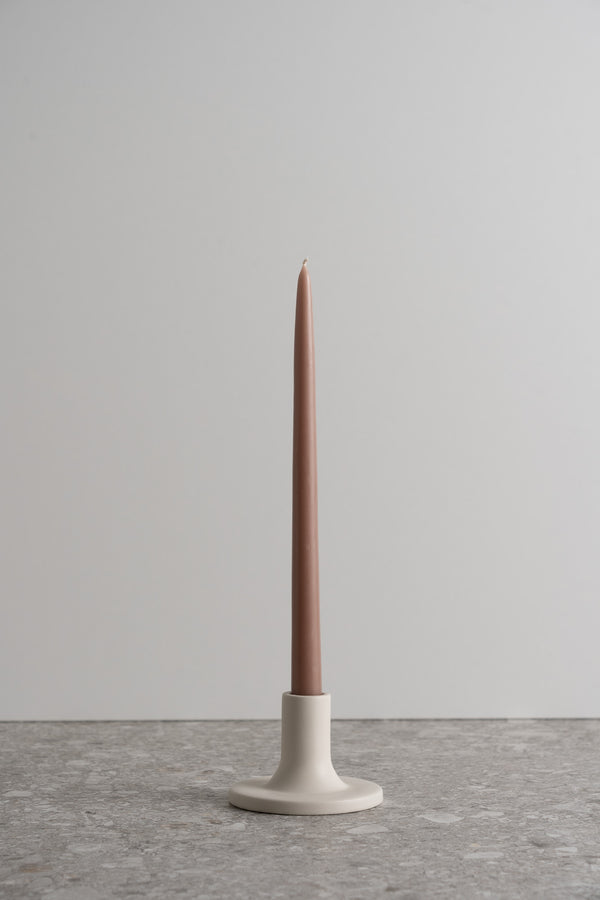 Taper Candle Holder - Medium - Matte White