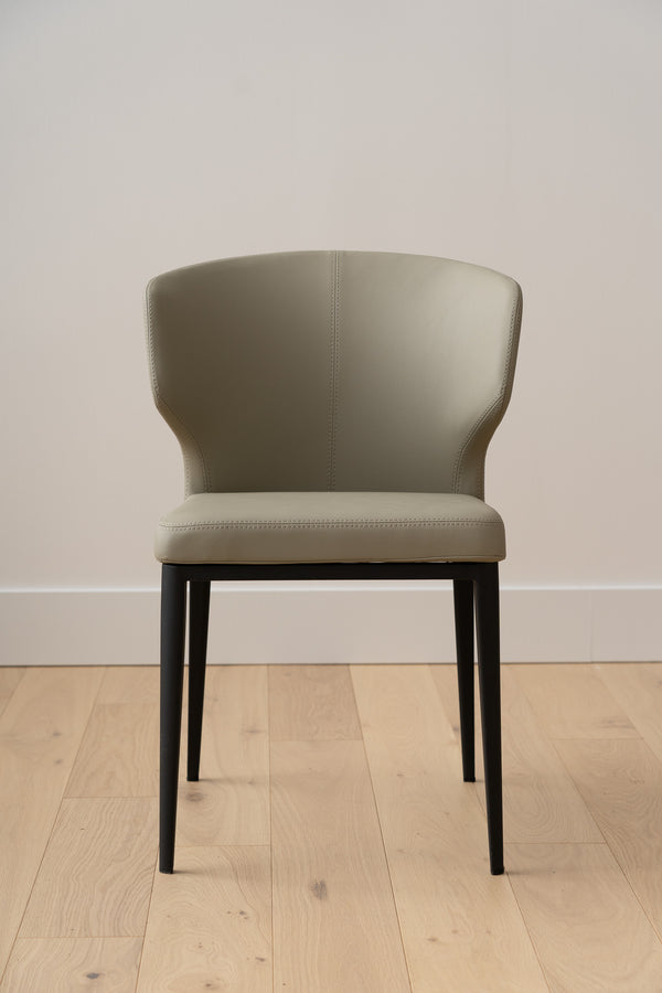 Cabo Leatherette Metal Dining Chair