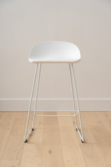 Escape Sled Counter Stool - White