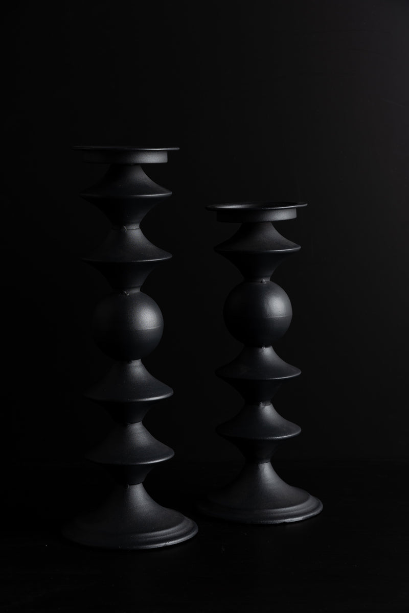 Candelero II Grooved Candle Holder - Large