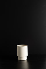 Modern Pedestal Ceramic Container - A