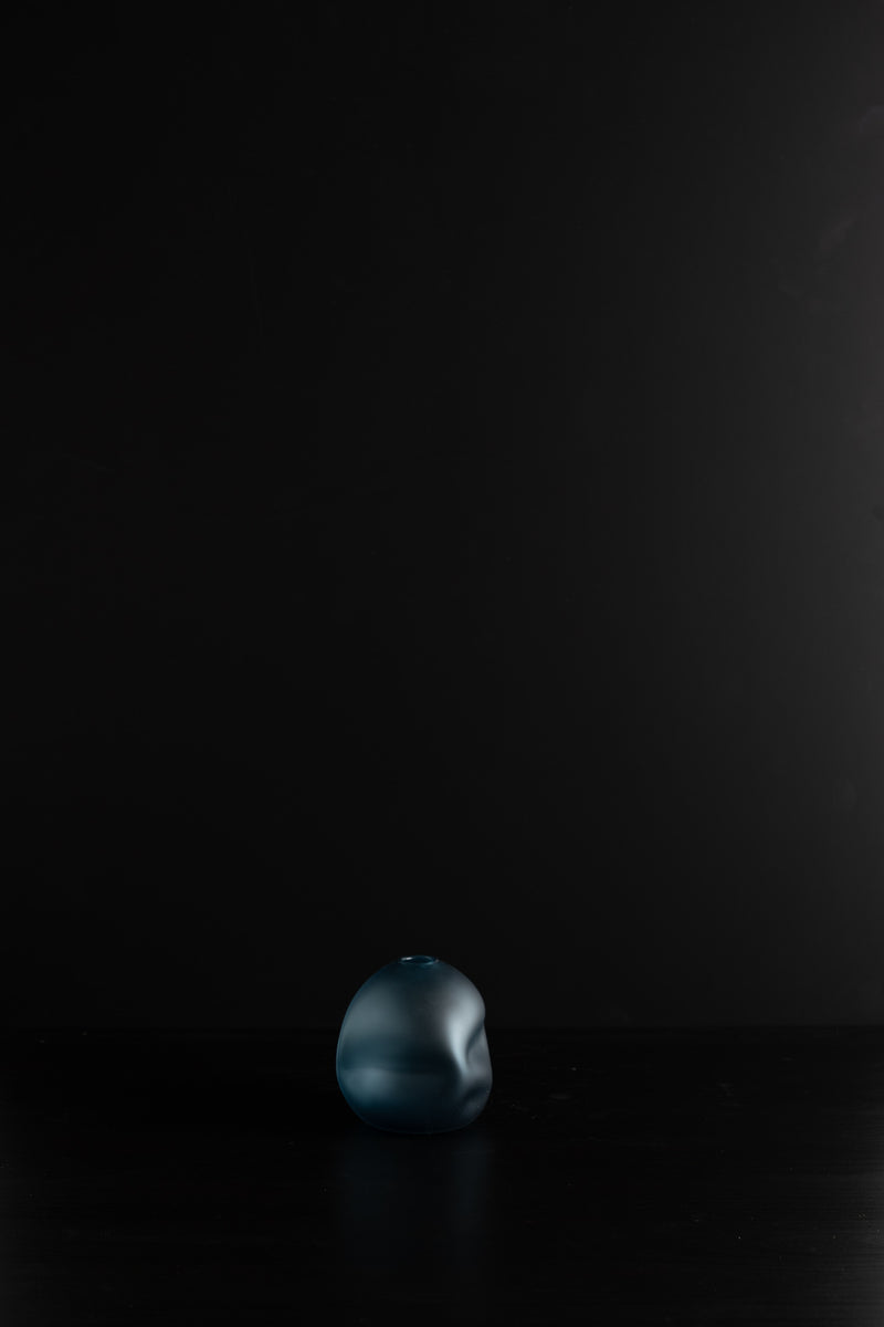 Pebble Bud Vase - Steel Blue