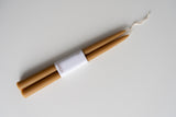 Dipped Taper Candles 12" Miel