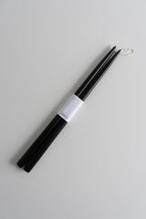 Dipped Taper Candles 18" Smoke