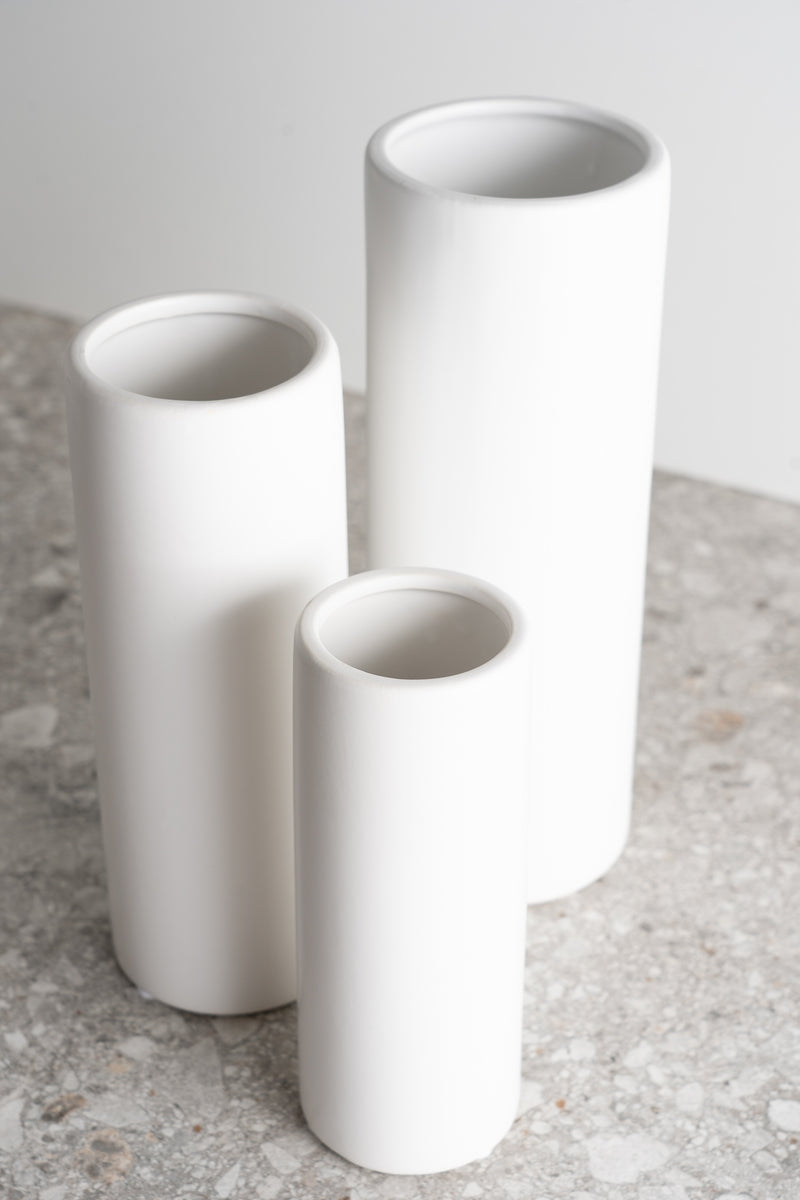 Cylinder Ceramic Vase - M