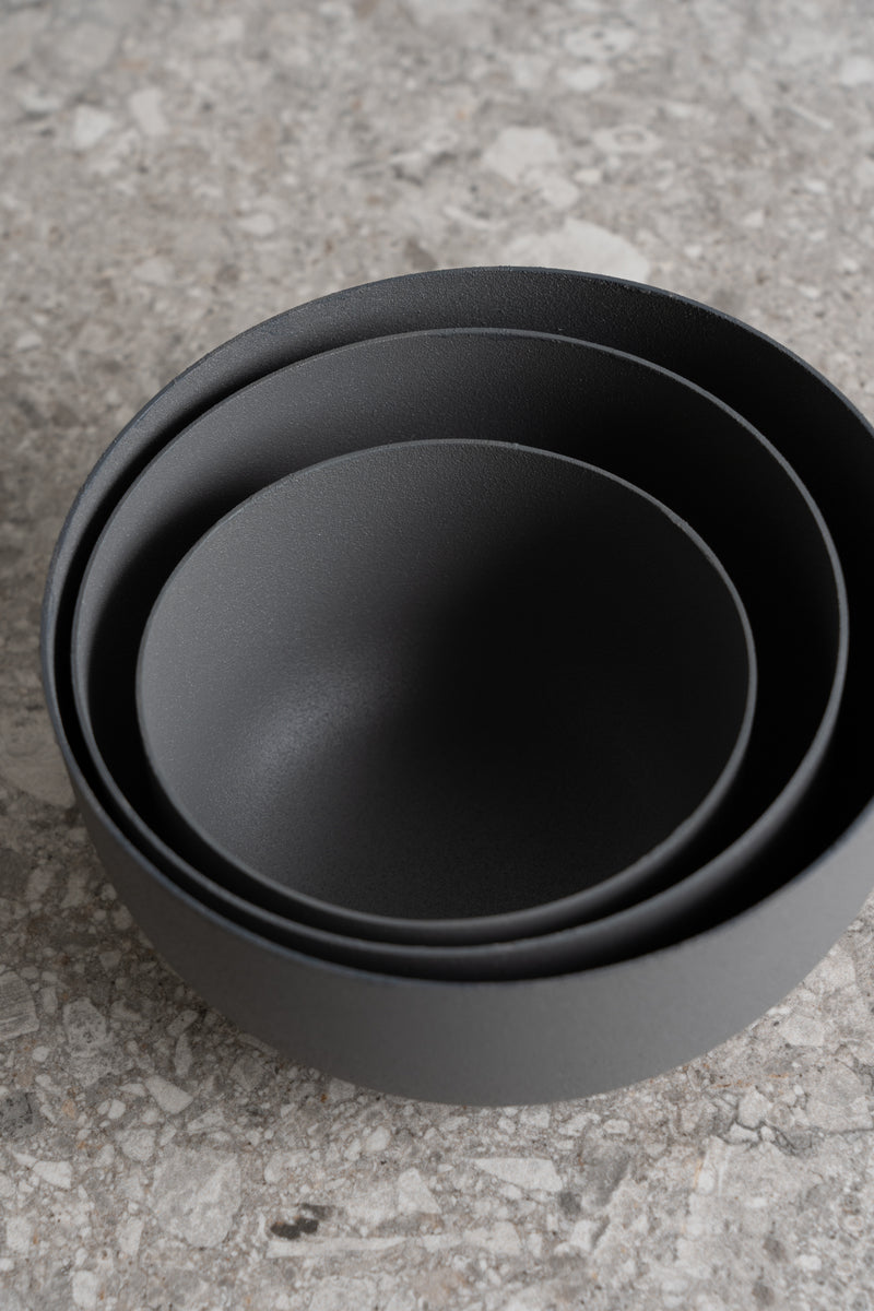 Reo Steel Bowl - Pewter - M