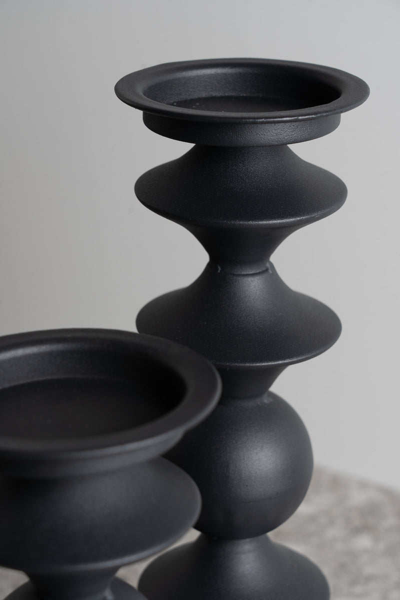Candelero II Grooved Candle Holder - Large