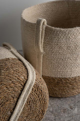 Savar Baskets with Side Handle - Set of 2