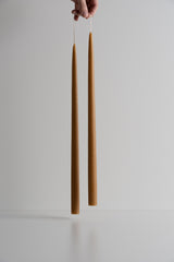 Dipped Taper Candles 18" Miel