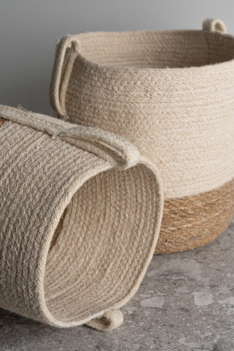 Savar Baskets with Side Handle - Small