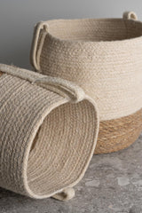 Savar Baskets with Side Handle - Set of 2