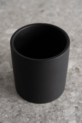 Matte Ceramic Container - Black - L