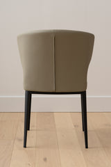 Cabo Leatherette Metal Dining Chair