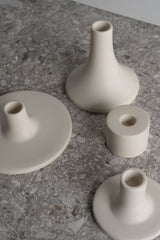 Taper Candle Holder - Wide - Matte White