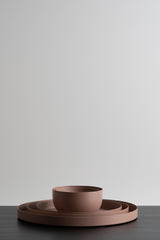 Reo Steel Bowl - Bark - S