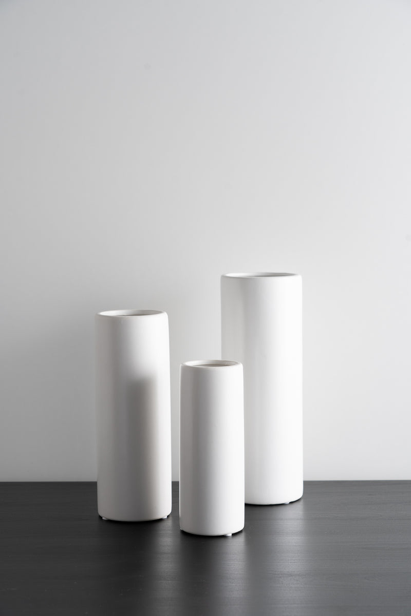 Cylinder Ceramic Vase - M
