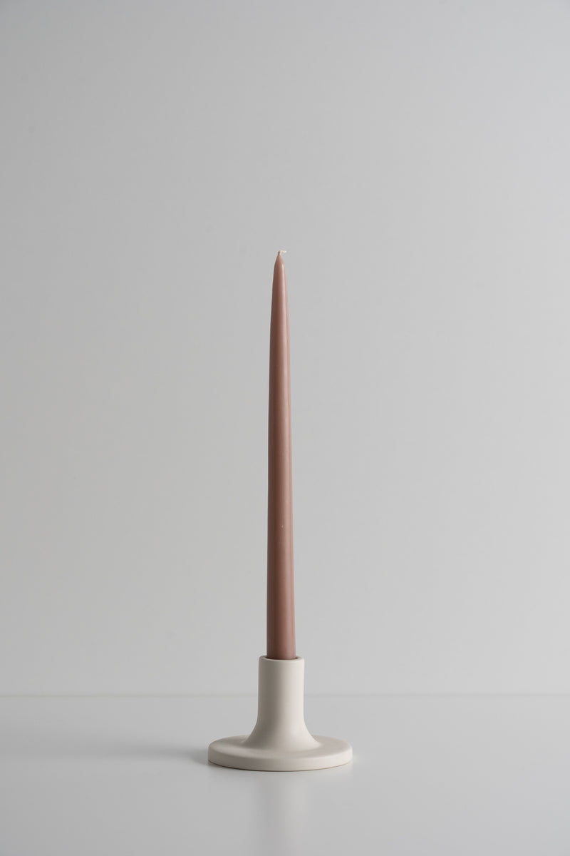 Taper Candle Holder - Medium - Matte White