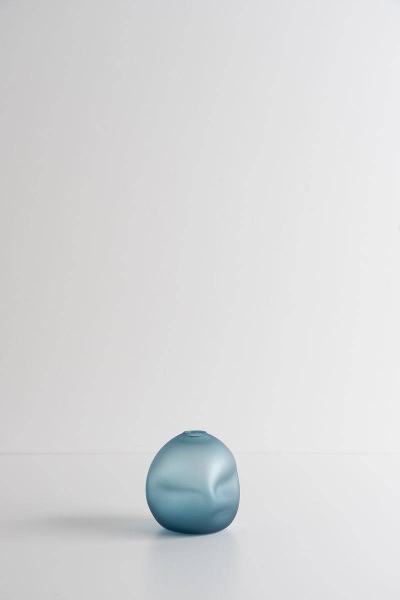 Pebble Bud Vase - Steel Blue