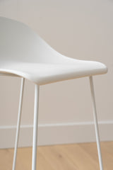 Escape Sled Counter Stool - White