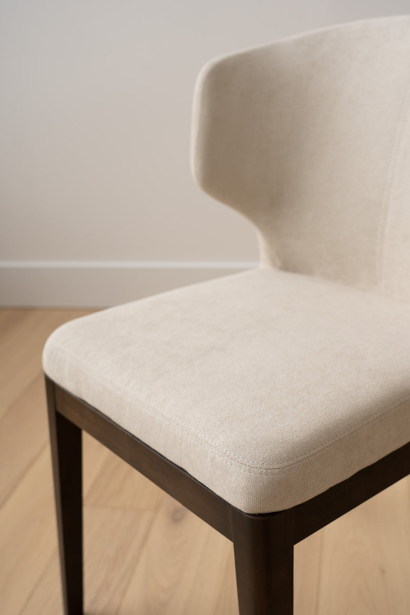 Cabo Fabric Wood Dining Chair