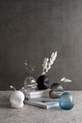 Pebble Bud Vase - Steel Blue