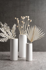 Cylinder Ceramic Vase - S