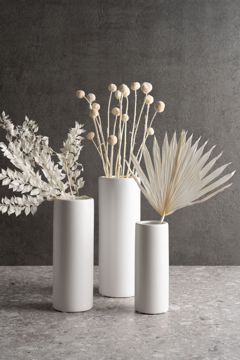 Cylinder Ceramic Vase - S