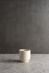 Modern Pedestal Ceramic Container - B