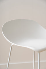 Escape Sled Counter Stool - White
