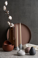 Reo Steel Bowl - Rustic Brown - M