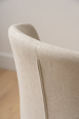 Cabo Fabric Wood Dining Chair