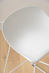 Escape Sled Counter Stool - White
