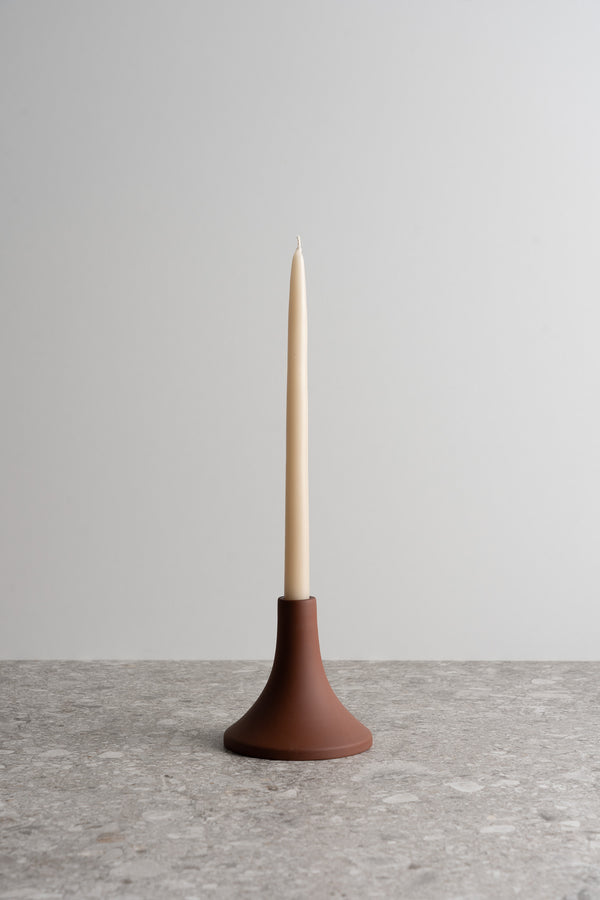 Grand Taper Candle Holder - Short - Earth